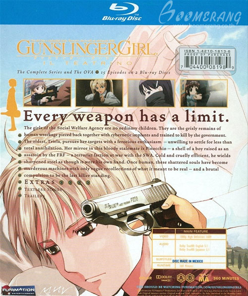 Gunslinger Girl Season 2: Ii Teatrino | BoomerangShop.com